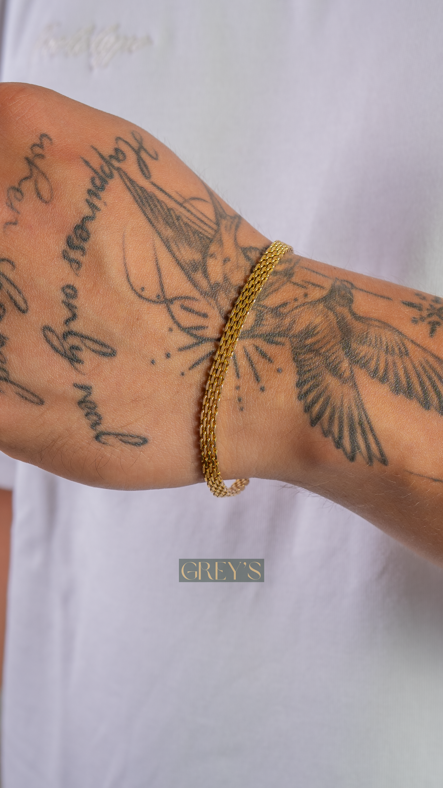 Pulsera Grey's Chinesca 4mm 20cm