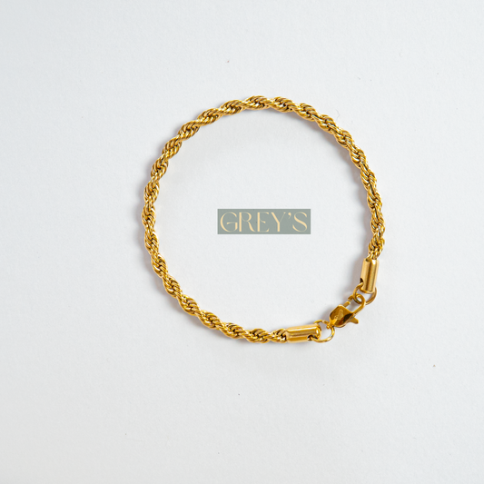 Pulsera Grey's Lazo 4mm 20cm